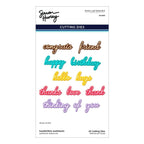 s5-630 Spellbinders Handwritten Sentiments Etched Dies