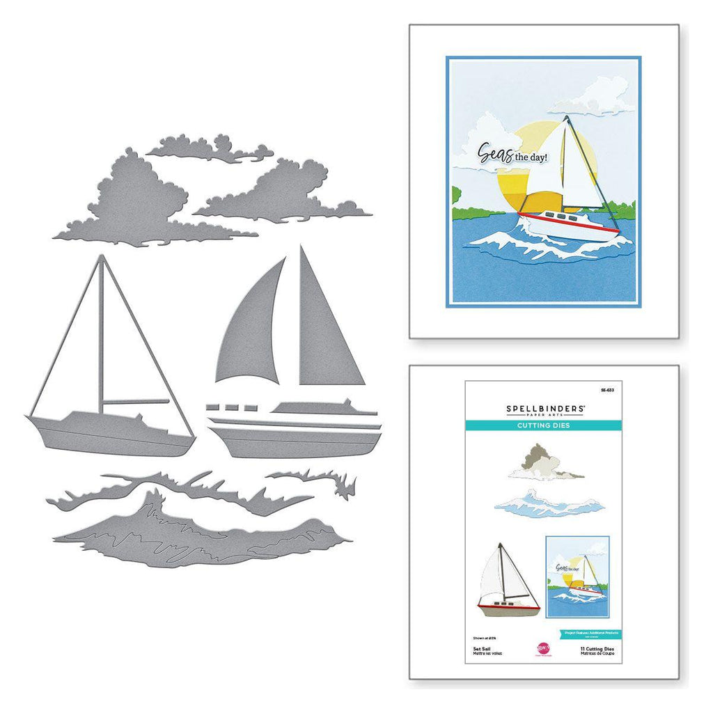 Spellbinders Set Sail Etched Dies s5-633 product image