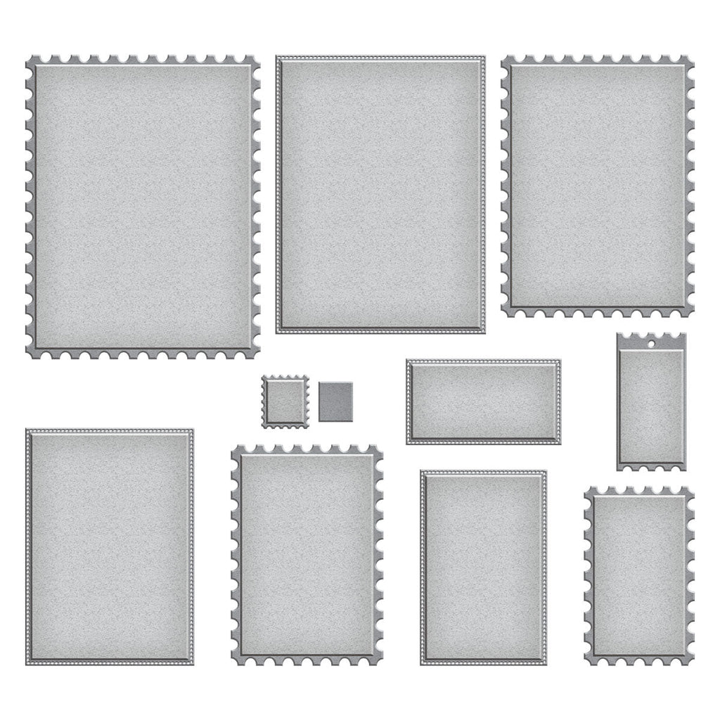 Spellbinders Bayfair Nested Postage Labels and Tag Etched Dies s5-635