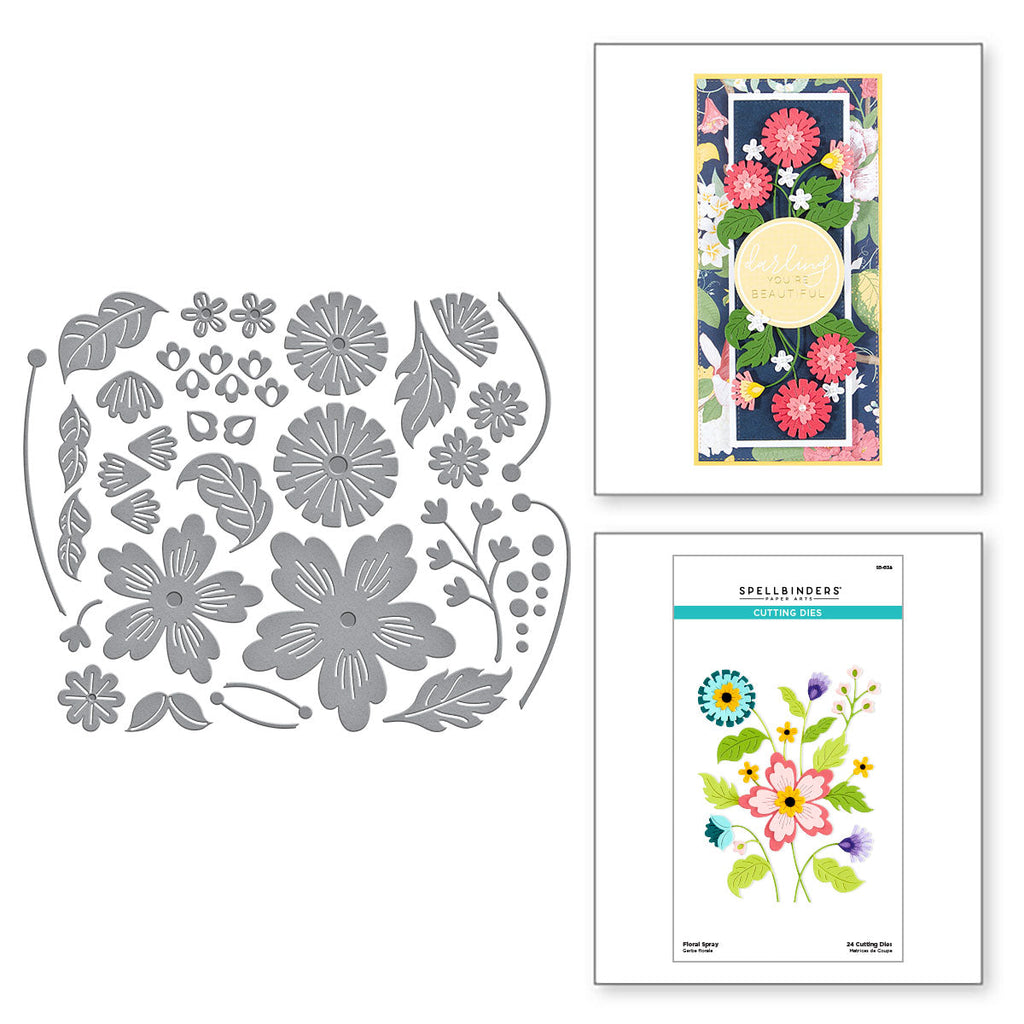 Spellbinders Floral Spray Etched Dies s5-638 product image