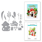 Spellbinders Mushroom Mansion Etched Dies s5-639