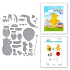 Spellbinders Pooh and Piglet Etched Dies s5-682
