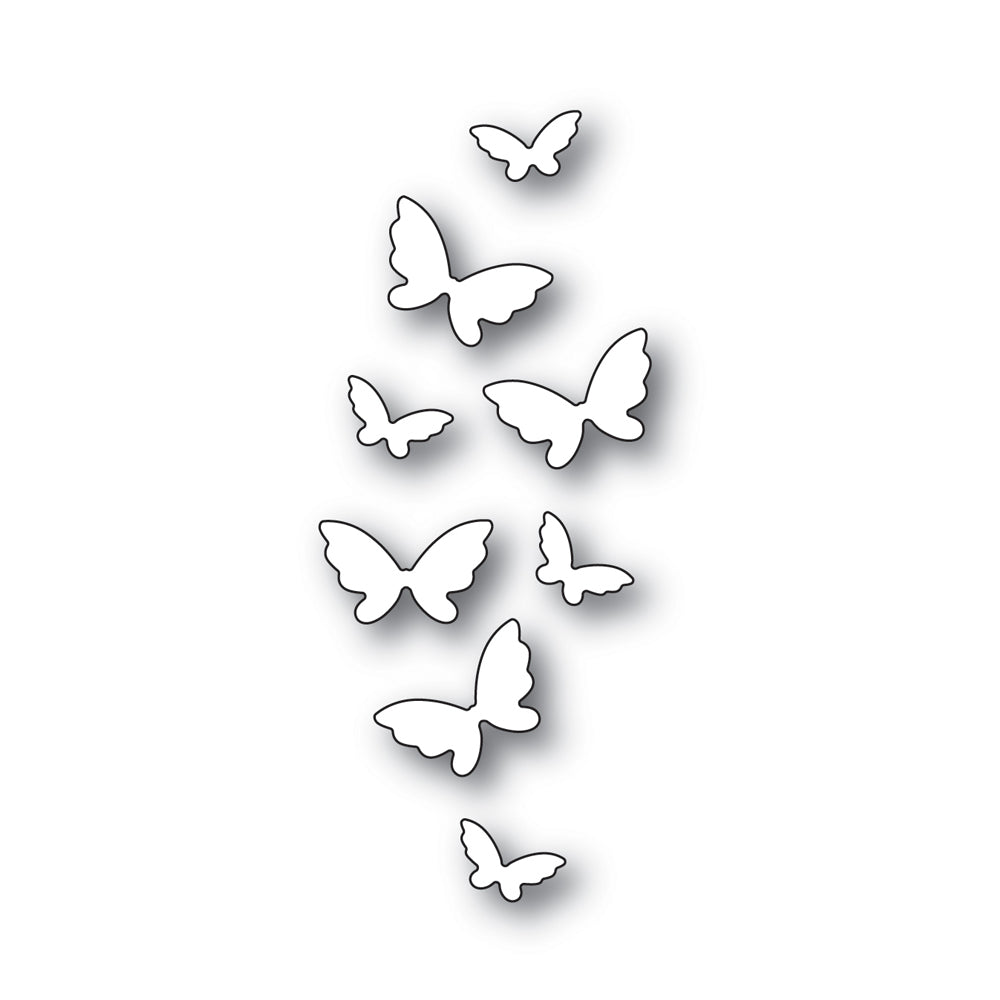 Simon Says Stamp Flickering Butterflies Wafer Dies s541