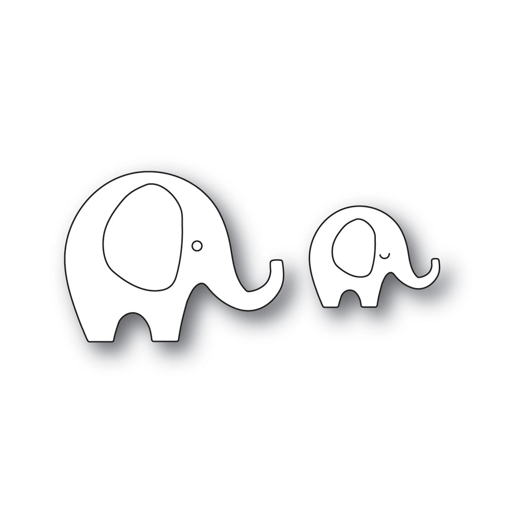 Simon Says Stamp Sweet Elephants Wafer Dies s554