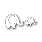 Simon Says Stamp Sweet Elephants Wafer Dies s554