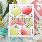 Simon Says Clear Stamps Appreciate You 3037ssc Celebrate Teacher Card | color-code:ALT10