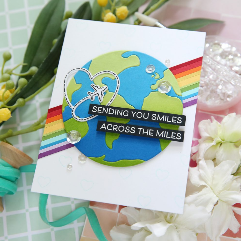 Simon Says Stamps and Dies Around the World set799aw Sunny Vibes Sending Smiles Card | color-code:ALT06