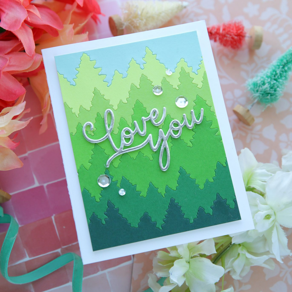 Simon Says Stamp! CZ Design Wafer Dies SWOOPY LOVE YOU czd186 Hugs  Love You Card | color-code:ALT04