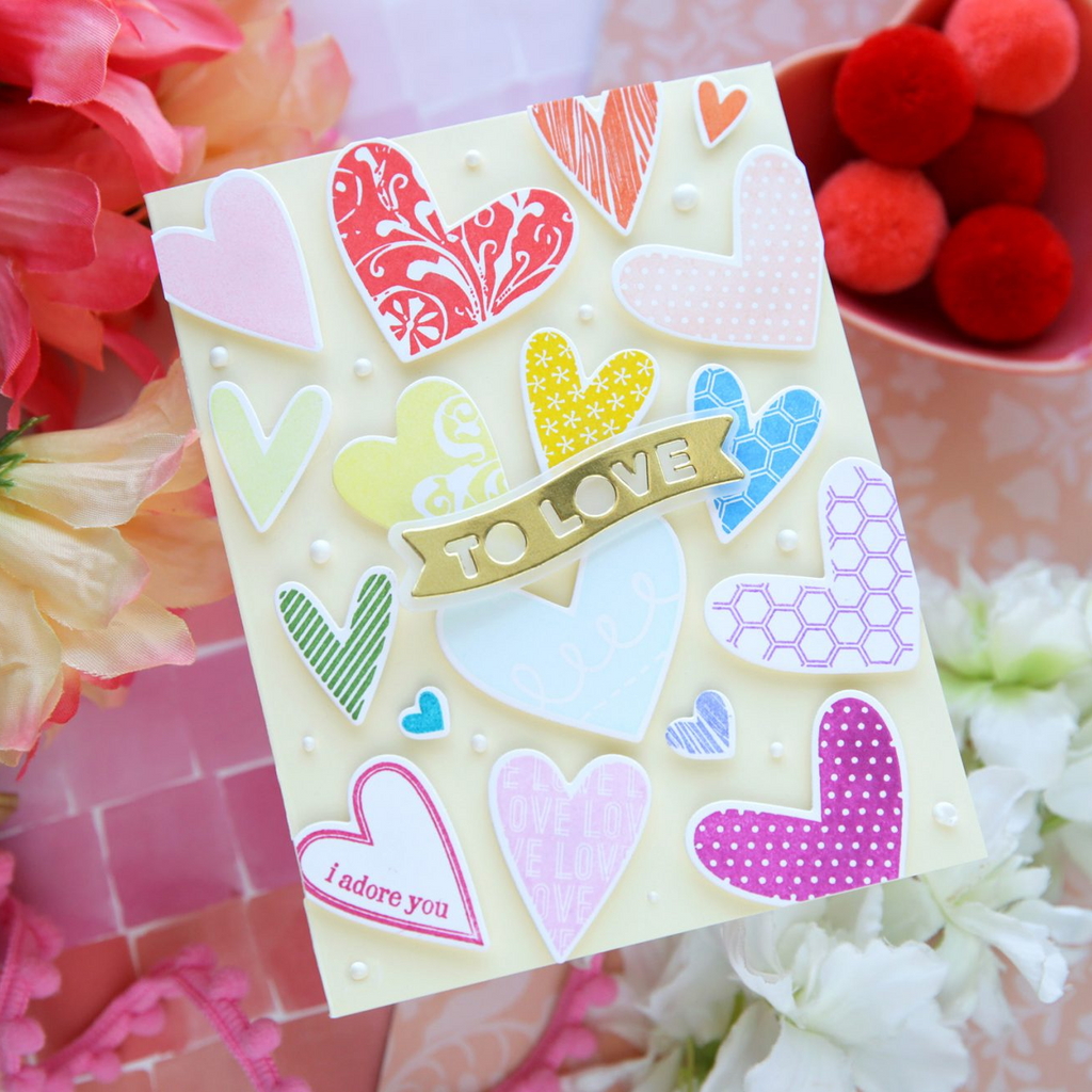Simon Says Stamps and Dies Lots of Hearts set1149lh Heart to Heart Love Card | color-code:ALT04