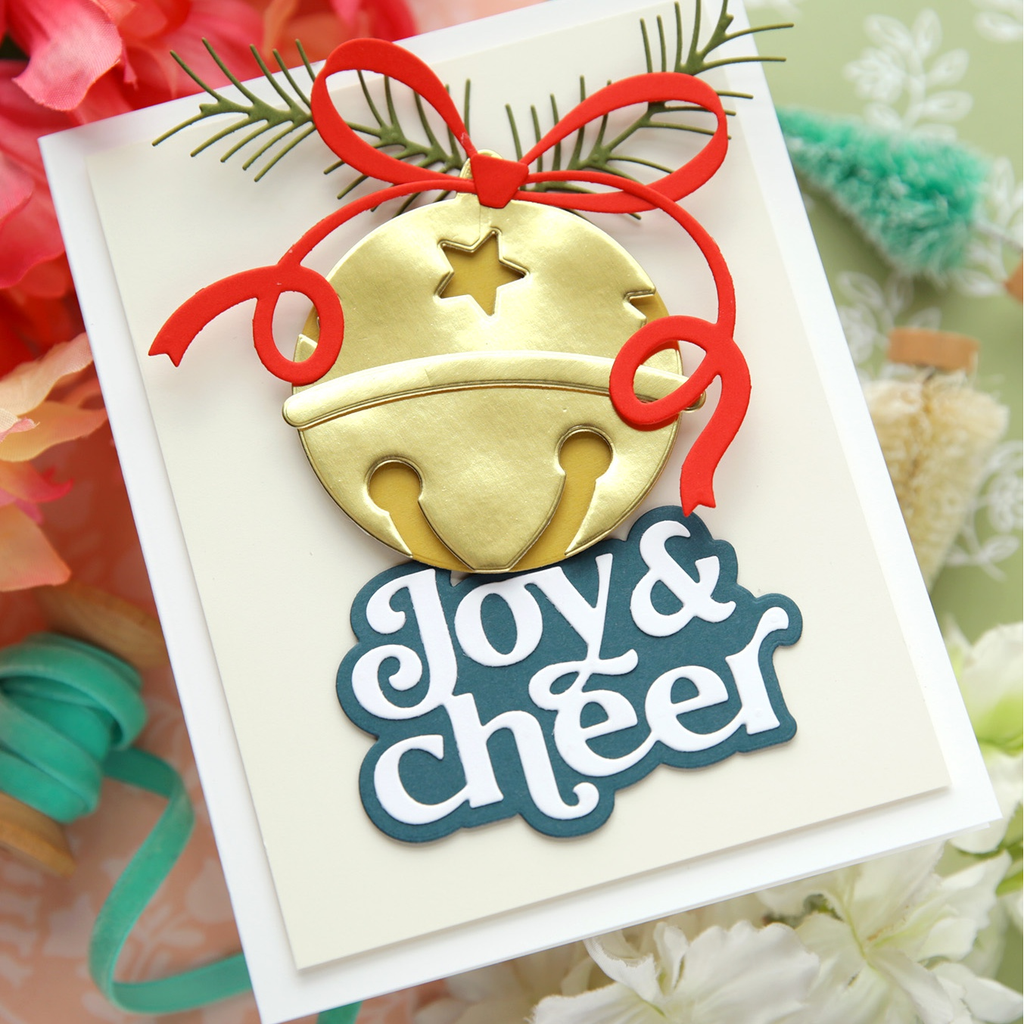 Simon Says Stamp Loopy Bow Wafer Die s1065 Sugar and Spice Holiday Card | color-code:ALT04