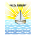 S6-211 Spellbinders Smooth Sailing Coordinating Etched Dies boat