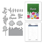 S6-216 Spellbinders Watercolor Flowers Coordinating Etched Dies display