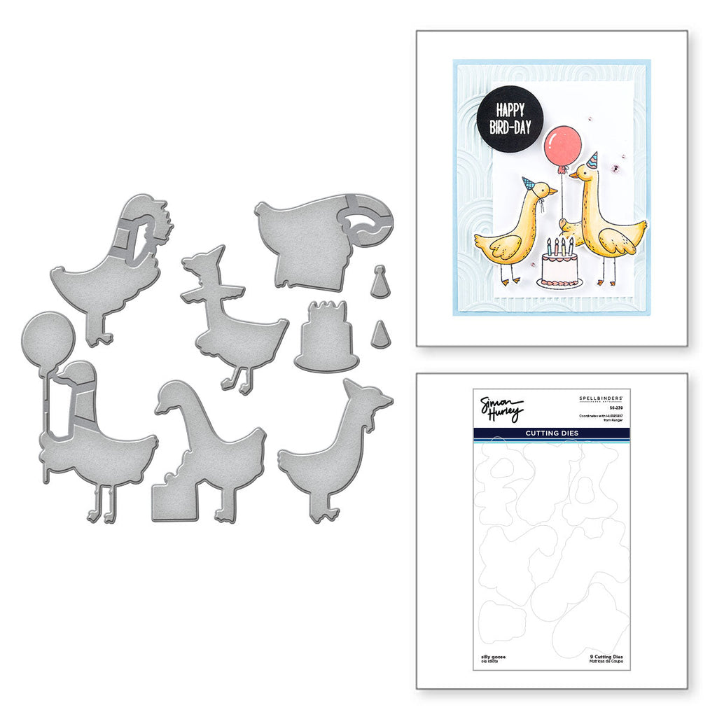 Spellbinders Silly Goose Etched Dies s6-239 product image
