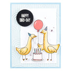 Spellbinders Silly Goose Etched Dies s6-239 happy birthdaySpellbinders Silly Goose Etched Dies s6-239 happy bird-day