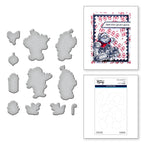 Spellbinders Simon Hurley Sketched Santas Coordinating Etched Dies s6-241
