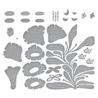 Spellbinders Fresh Picked Angel Trumpets Etched Dies s7-242