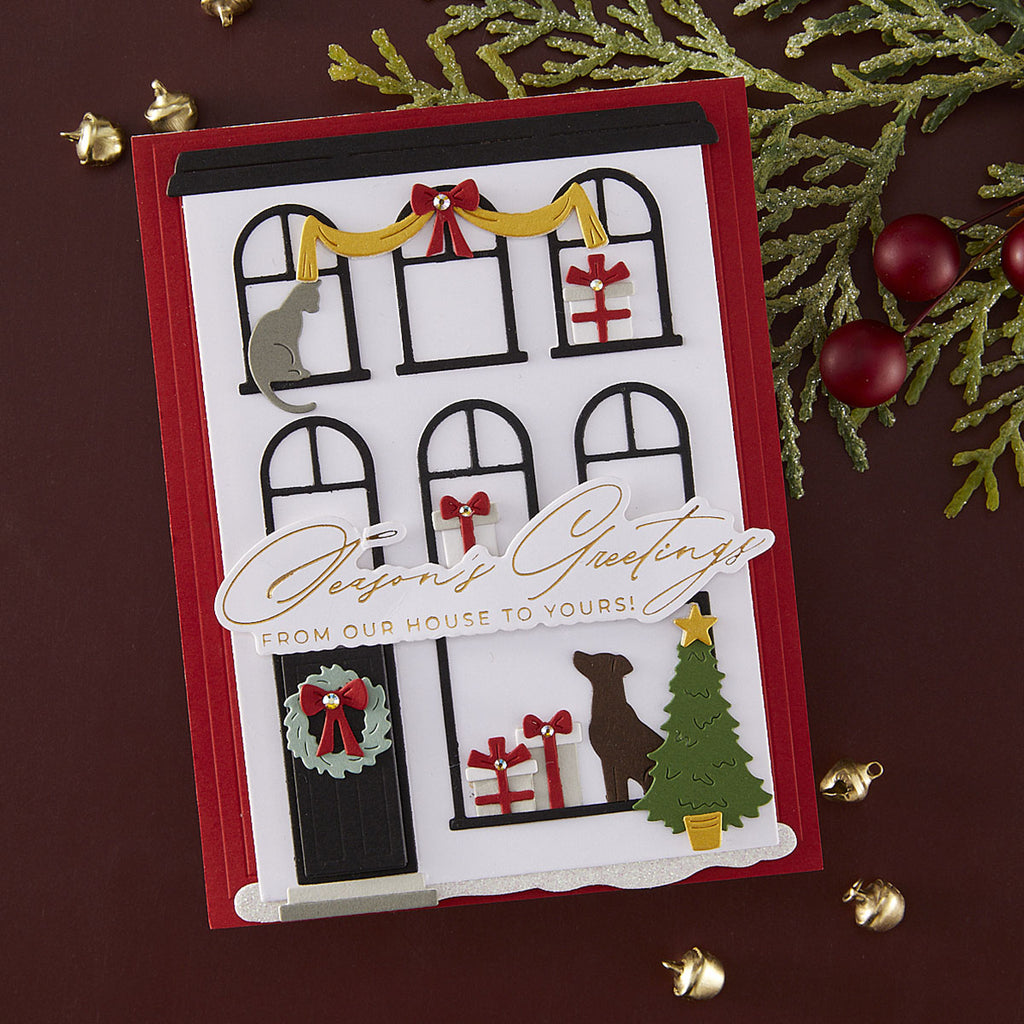 Spellbinders City Holiday Etched Dies s7-277