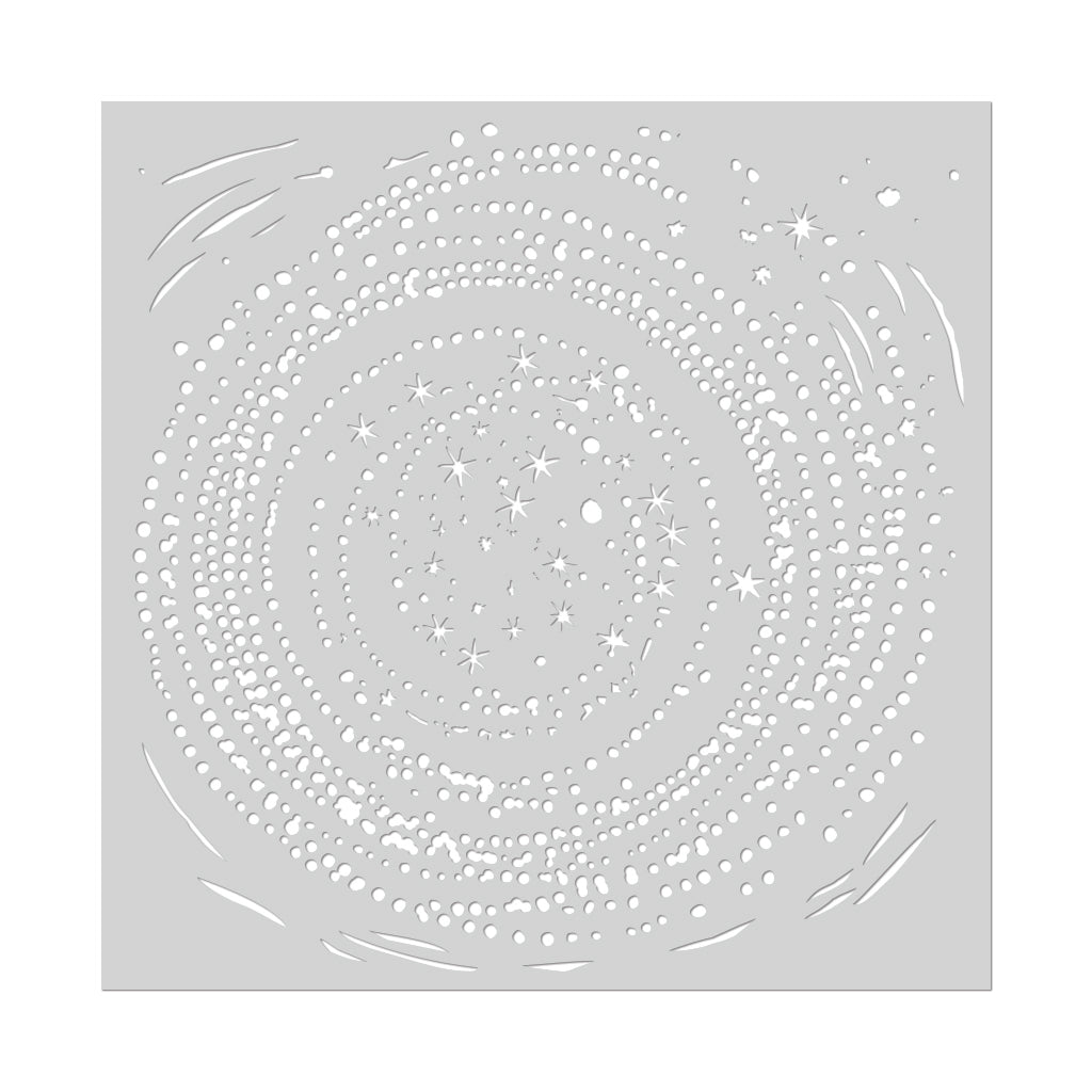 Hero Arts Swirling Stars Stencil sa258
