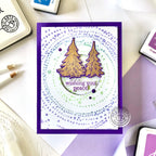 Hero Arts Swirling Stars Stencil sa258 wishing you peace