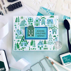 Hero Arts Color Layering Holiday Neighborhood Stencils sa259 christmas wishes
