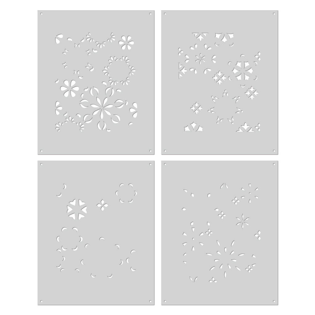 Hero Arts Color Layering Mandala Flower Pattern Stencils sa263