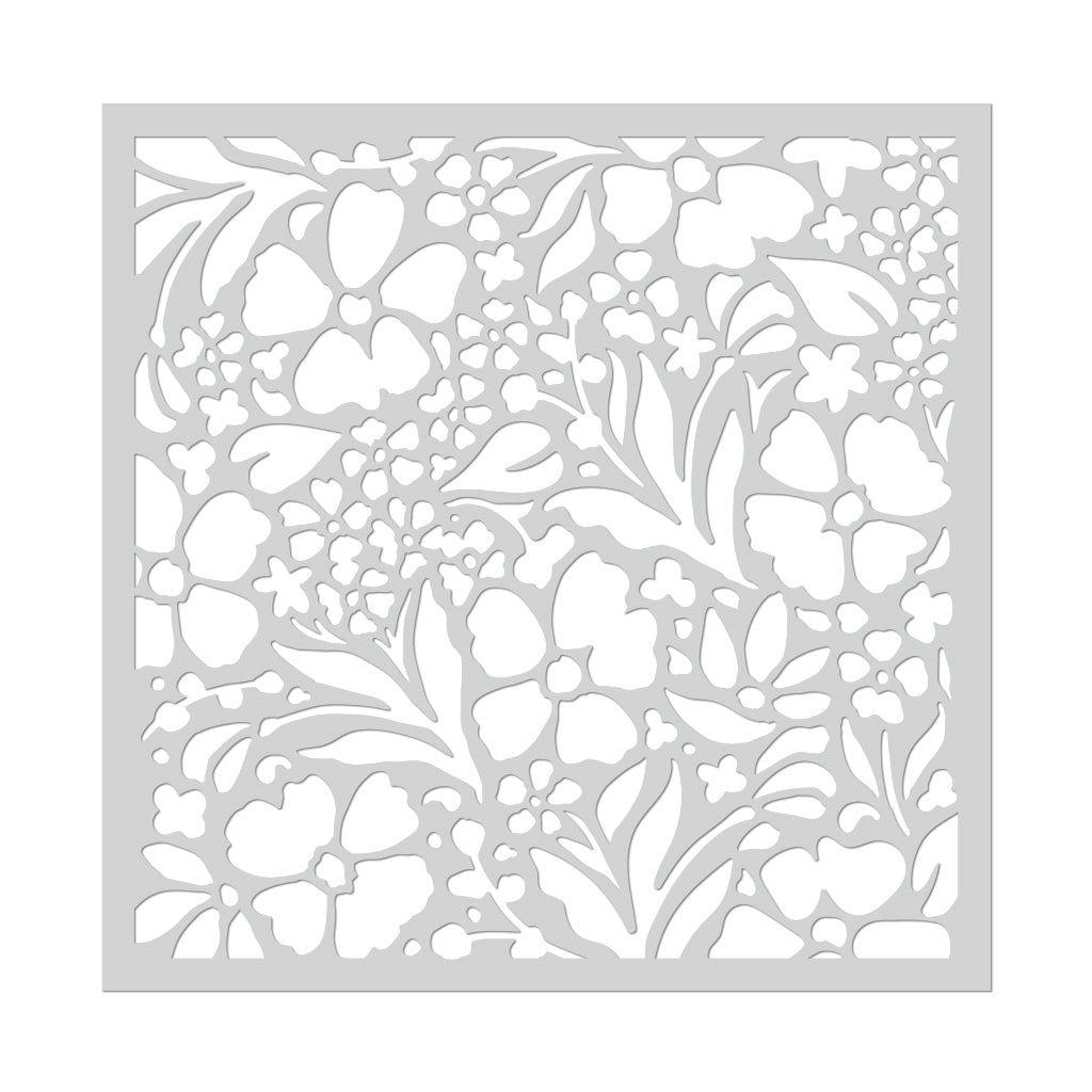 Hero Arts Floral Garden Stencil sa267