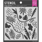 Hero Arts Leaves and Abstract Shapes Stencil sa269