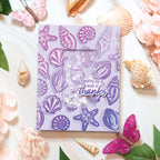 Hero Arts Color Layering Seashells Stencils sa270 thanks