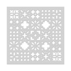 Hero Arts Decorative Tile Pattern Stencil sa275