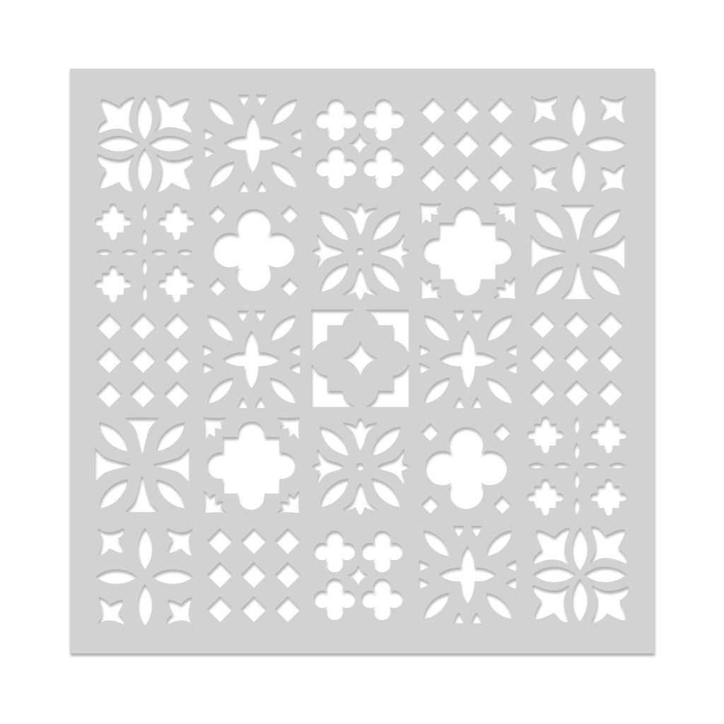 Hero Arts Decorative Tile Pattern Stencil sa275