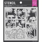 Hero Arts Jungle Scene Stencil sa287 packaging