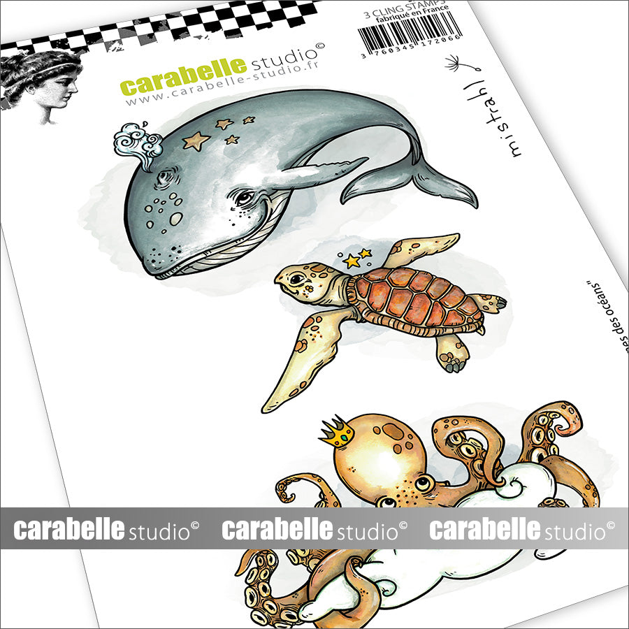 Carabelle Studio Gardiennes Des Océans A6 Cling Stamps sa60661