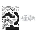 Hero Arts Stone Bridge HeroScape Clear Stamp and Die Set sb394