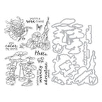 Hero Arts Jungle Serenity Clear Stamp Set cm777