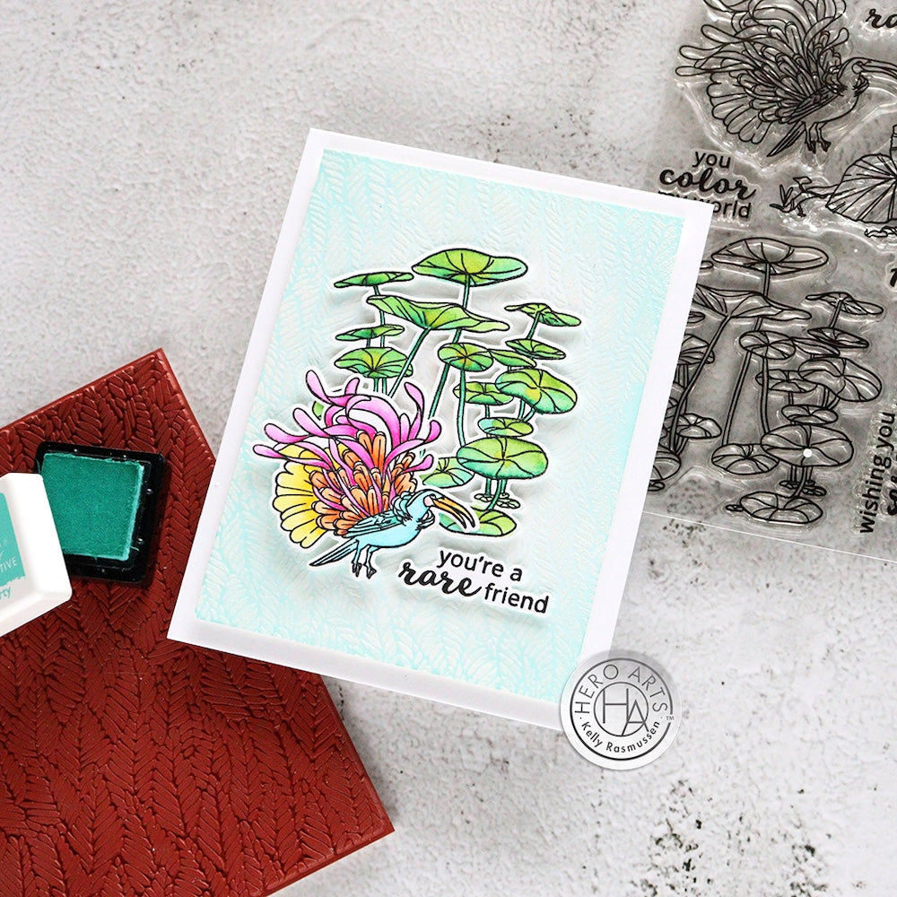 Hero Arts Jungle Serenity Clear Stamp Set cm777 rare