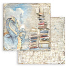 Stamperia Vintage Library 12 x 12 Paper sbbl132 page 8