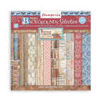 Stamperia Vintage Library Maxi Background 12 x 12 Paper sbbl133