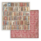 Stamperia Vintage Library Maxi Background 12 x 12 Paper sbbl133 page 6