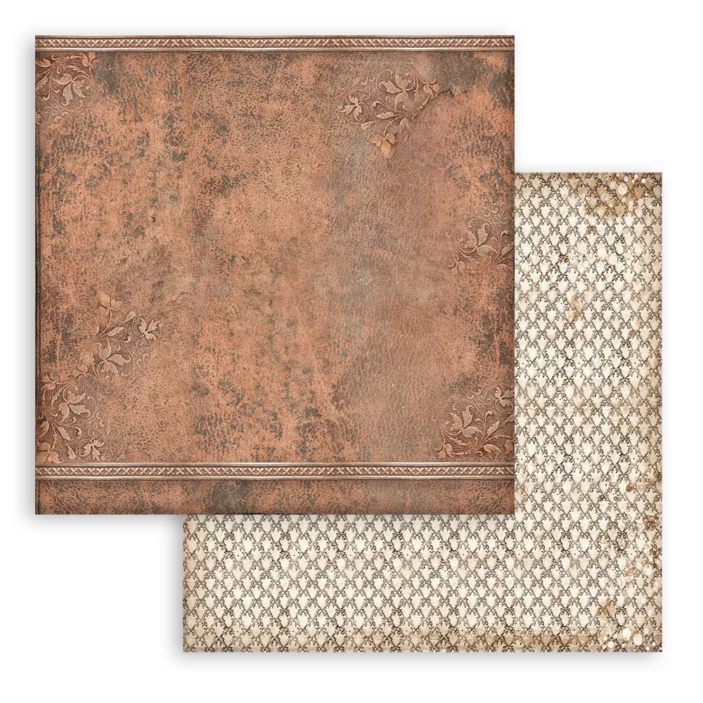 Stamperia Vintage Library Maxi Background 12 x 12 Paper sbbl133 page 7