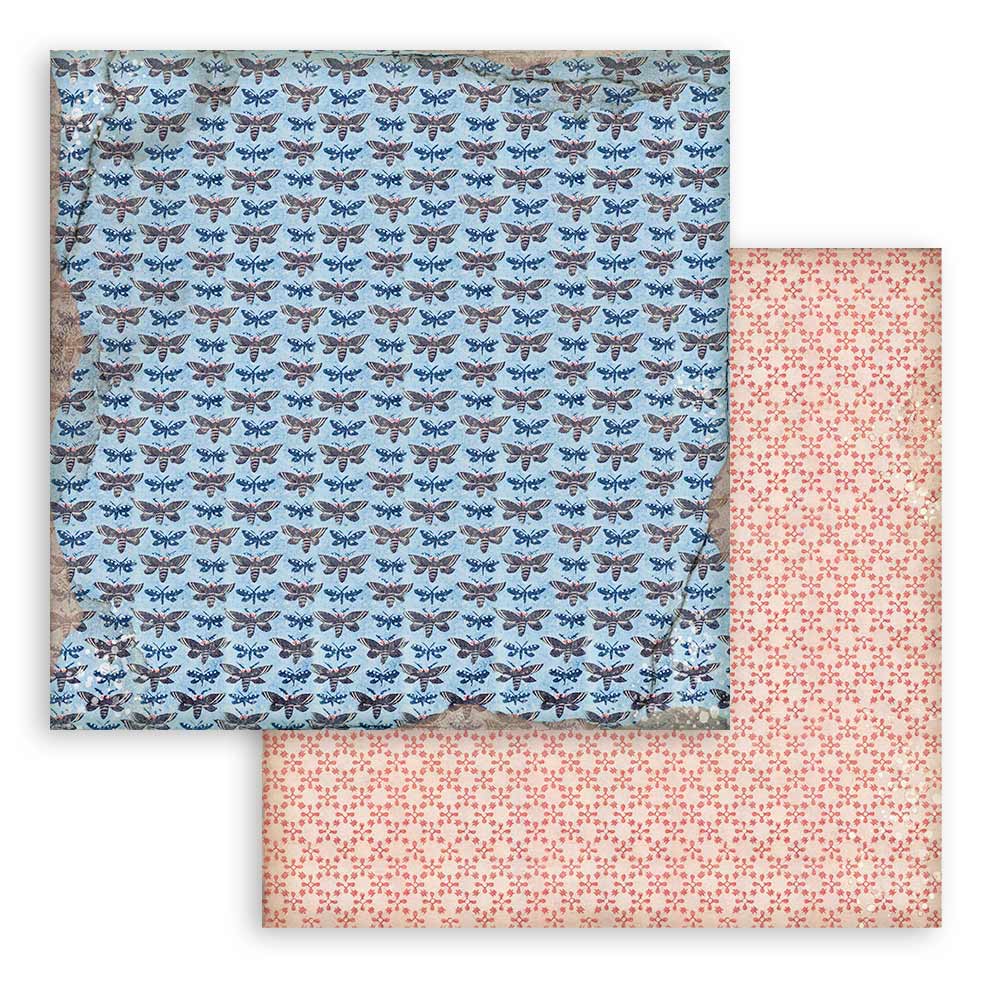 Stamperia Vintage Library Maxi Background 12 x 12 Paper sbbl133 page 8