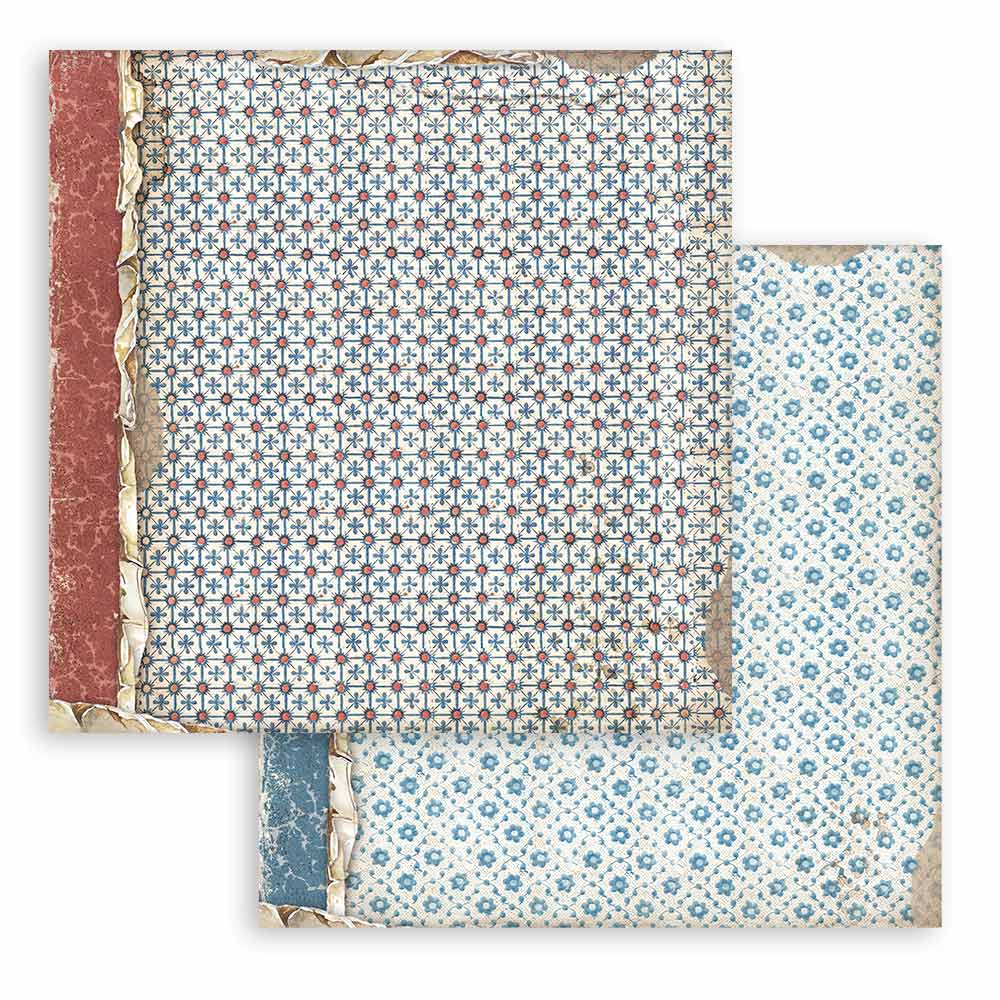 Stamperia Vintage Library Maxi Background 12 x 12 Paper sbbl133 page 9