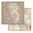 Stamperia Vintage Library Maxi Background 12 x 12 Paper sbbl133 page 10
