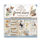 Stamperia Create Happiness Secret Diary 8x8 Paper sbbs103
