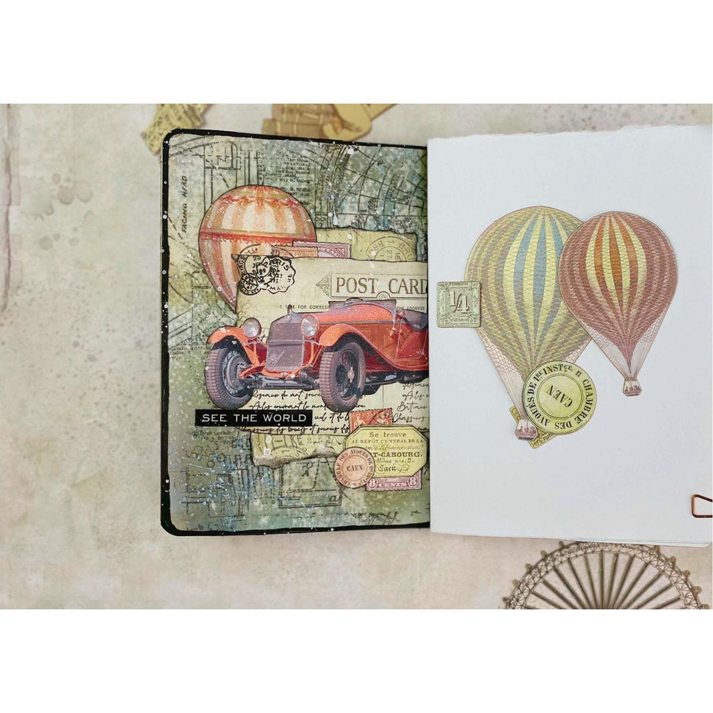 Stamperia Around The World 8x8 Classic Paper sbbs12 journal