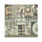 Stamperia Voyages Fantastique 8x8 Paper sbbs30