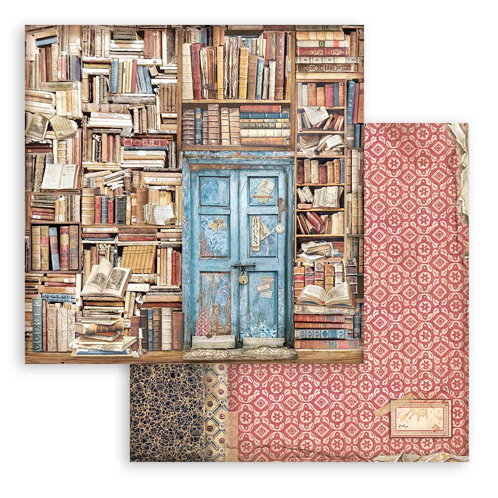 Stamperia Vintage Library 6 x 6 Paper sbbs80 page 4