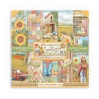 Stamperia Sunflower Art 8x8 Paper sbbs83