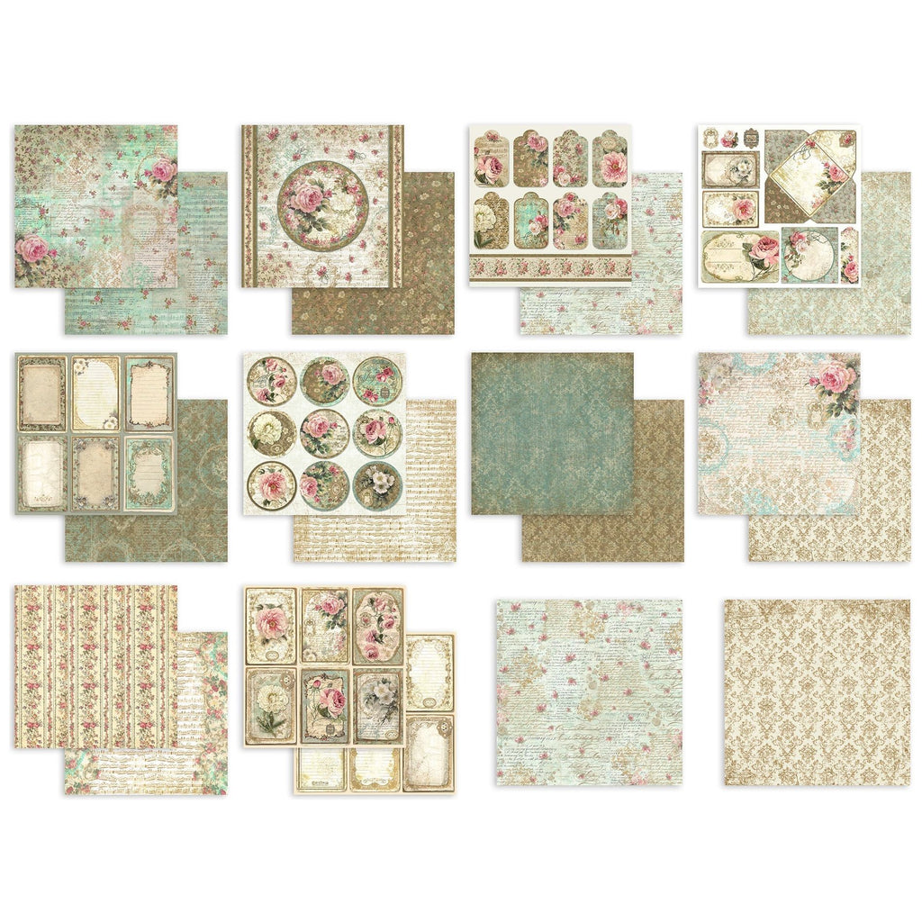 Stamperia Precious 8x8 Paper sbbs95 pages