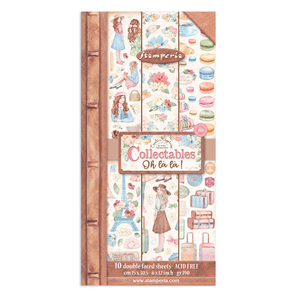 Stamperia Create Happiness Oh La La Collectables sbbv23
