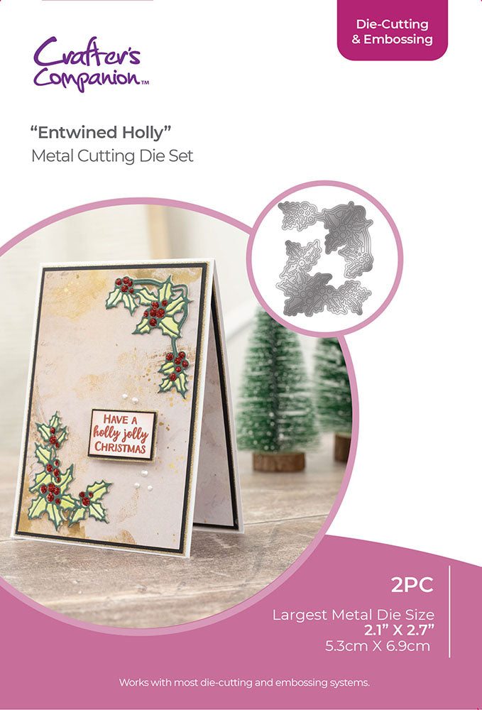 Crafter's Companion Entwined Holly Die cc-dce-md-enth